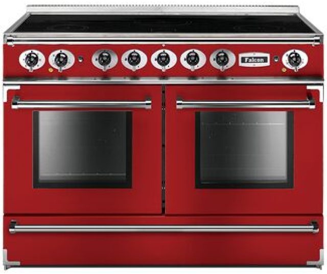 Falcon CONTINENTAL 1092 INDUCTIE CHERRY RED fornuis - 110 cm breed