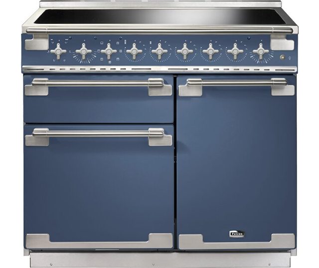 Falcon ELISE 100 INDUCTIE STONE BLUE fornuis - 100 cm breed