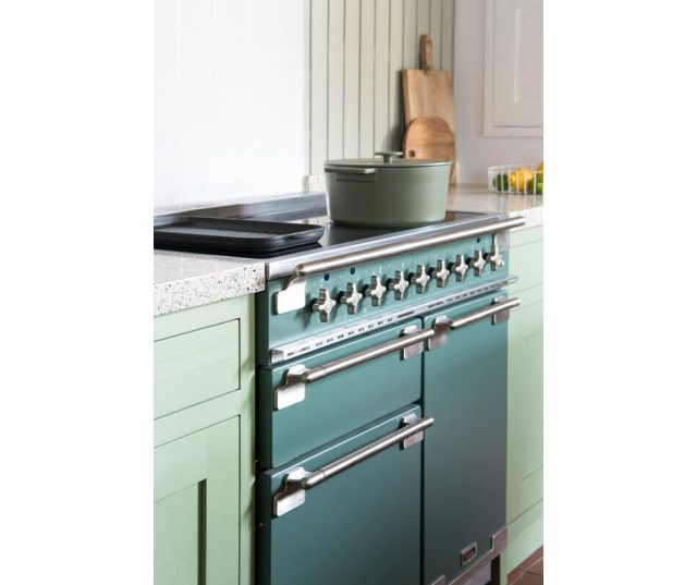 ELISE 90 INDUCTIE MINERAL GREEN Falcon fornuis - Inductie