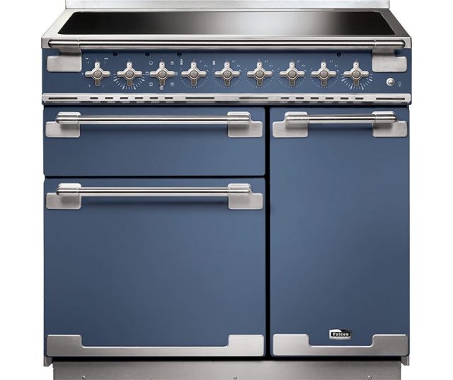 Falcon ELISE 90 INDUCTIE STONE BLUE fornuis - 90 cm breed