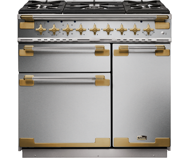 FALCON fornuis ELISE LUXE 90 GAS RVS