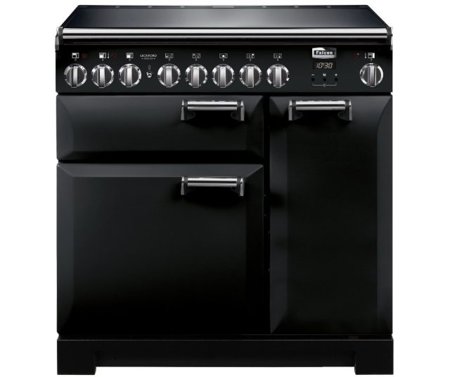 FALCON fornuis inductie Leckford Deluxe 90 zwart