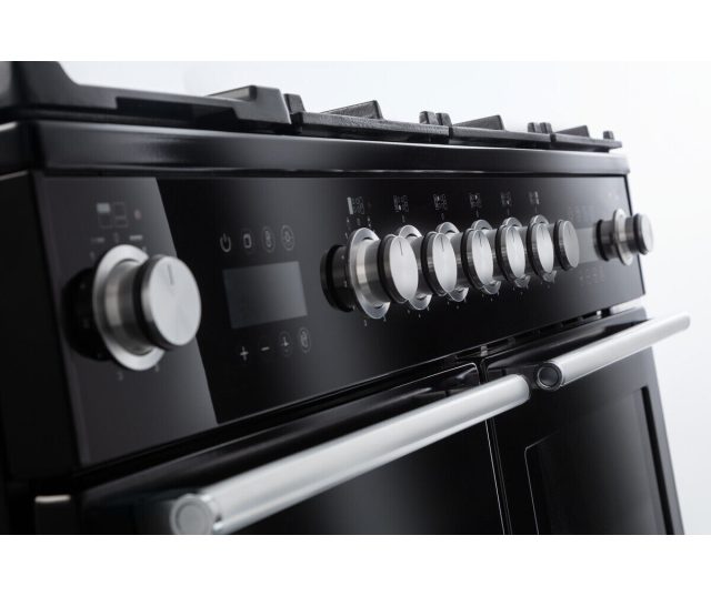 NEXUS STEAM 110 INDUCTIE CHARCOAL BLACK Falcon fornuis - 110 cm breed