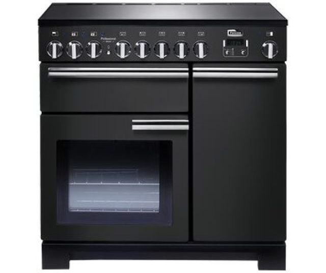 FALCON fornuis Professional Deluxe 90 inductie charcoal black