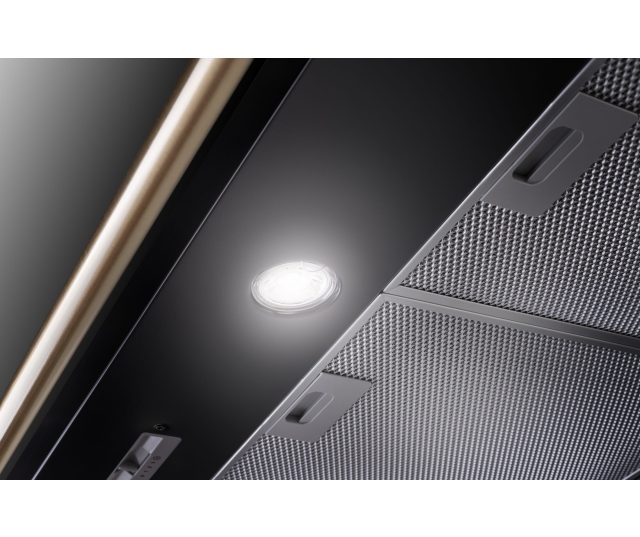 FALCON afzuigkap Classic 110 met rail Black messing - afbeelding 8