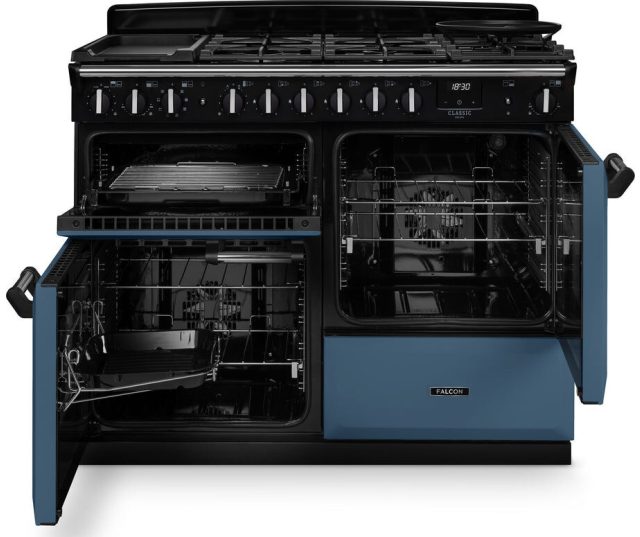 fornuis Falcon CLASSIC DELUXE 110 GAS CHARCOAL BLACK - 110 cm breed