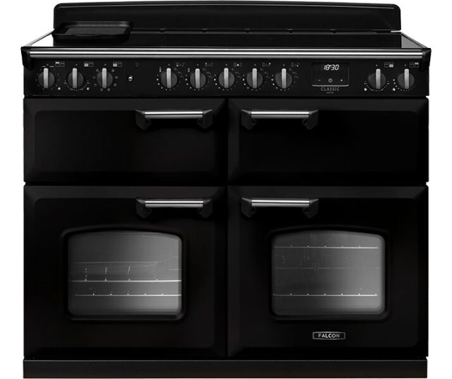 Falcon CLASSIC DELUXE 110 INDUCTIE CHARCOAL BLACK SUDDER fornuis - 110 cm breed