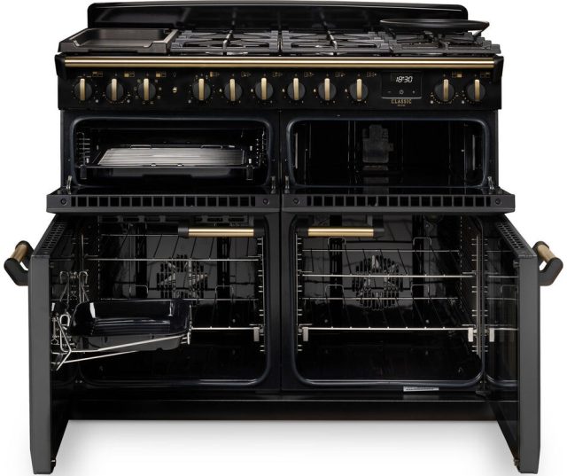 Falcon CLASSIC DELUXE 110 INDUCTIE CHARCOAL BLACK SUDDER fornuis - Inductie