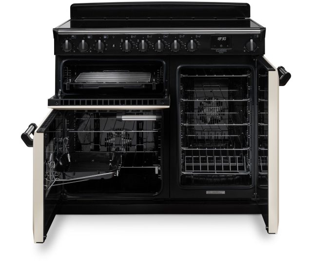Falcon Classic Deluxe 2026 90 Gas fornuis geopende linkeroven met roosterhap