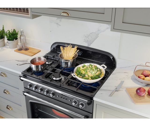 CLASSIC FX 90 GAS SLATE fornuis - 90 cm breed