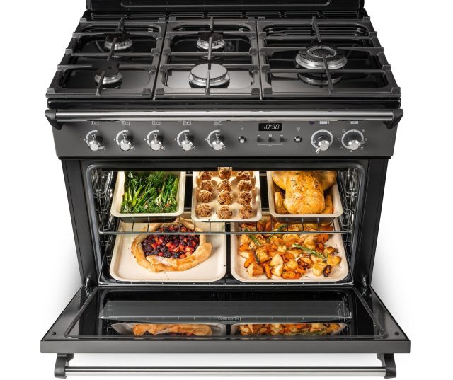 Falcon CLASSIC FX 90 GAS SLATE fornuis - Gas