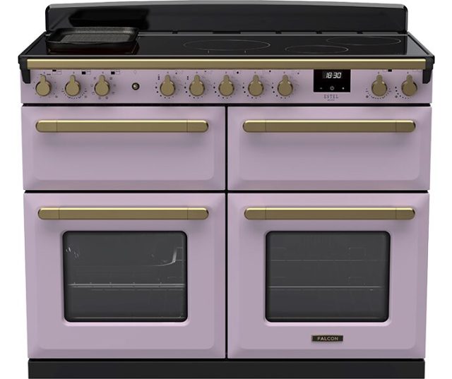 FALCON fornuis Estel Deluxe 110 inductie heather messing sudderoven
