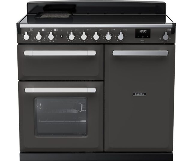 Falcon ESTEL DELUXE 100 INDUCTIE SLATE fornuis - 100 cm breed