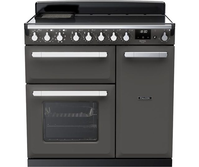 Falcon ESTEL DELUXE 90 INDUCTIE SLATE fornuis - 90 cm breed