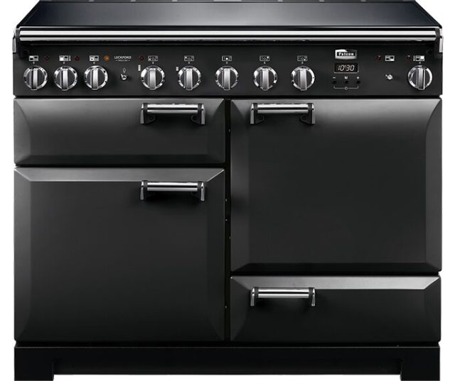 Falcon INDUCTIE LECKFORD DELUXE 110 CHARCOAL BLACK fornuis - 110 cm breed