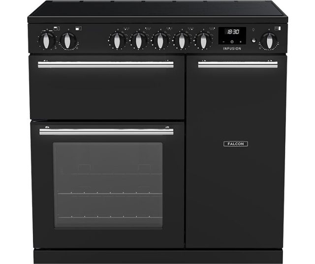 FALCON fornuis Infusion 90 inductie 2026 charcoal black