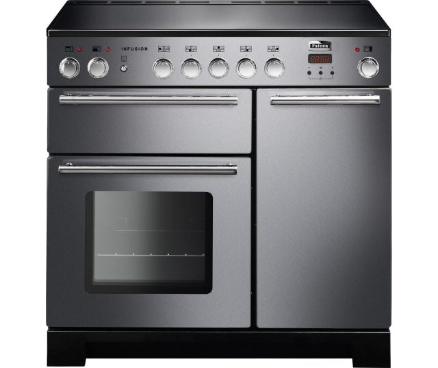 Falcon INFUSION 90 INDUCTIE RVS fornuis - 90 cm breed