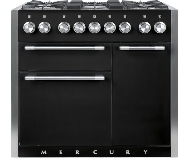 FALCON fornuis Mercury 1000 gas mat zwart