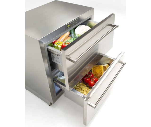 Fhiaba UC2D90PO koelkast - rvs - Onderbouw
