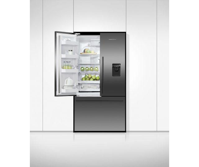 Fisher & paykel RF540ADUSB5 side-by-side koelkast - blacksteel