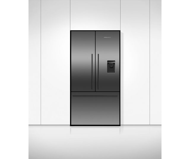 Fisher & paykel RF540ADUSB5 side-by-side koelkast - blacksteel
