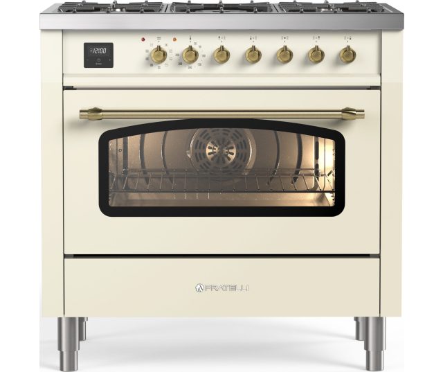 Fratelli F09CNM3/AWB fornuis - 90 cm breed