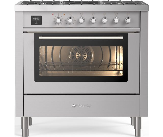 Fratelli F09CWM3/SS fornuis - 90 cm breed