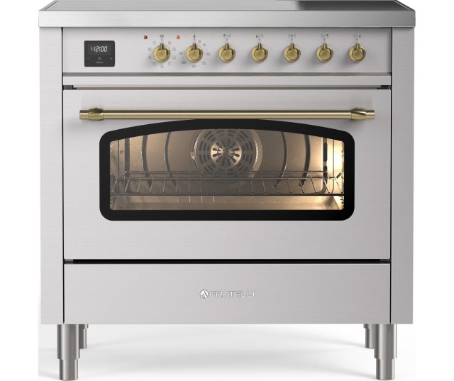 Fratelli FBI095NM3/SSB fornuis - 90 cm breed