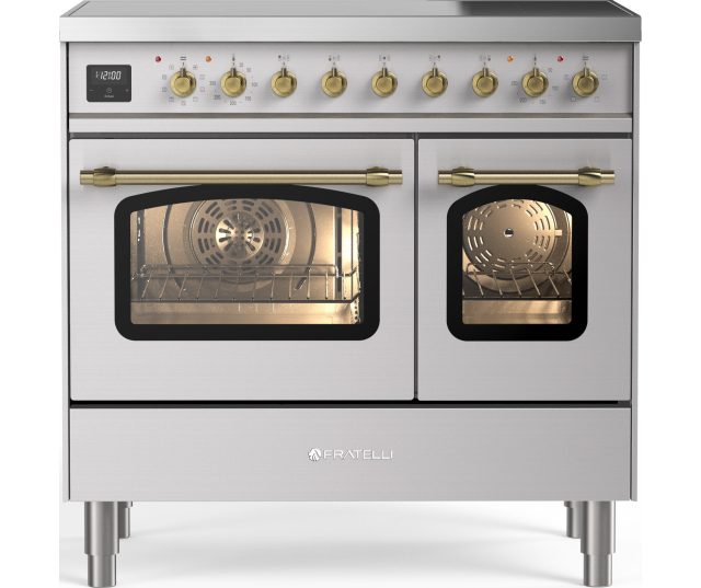 Fratelli FDBI095NM3/SSB fornuis - 90 cm breed