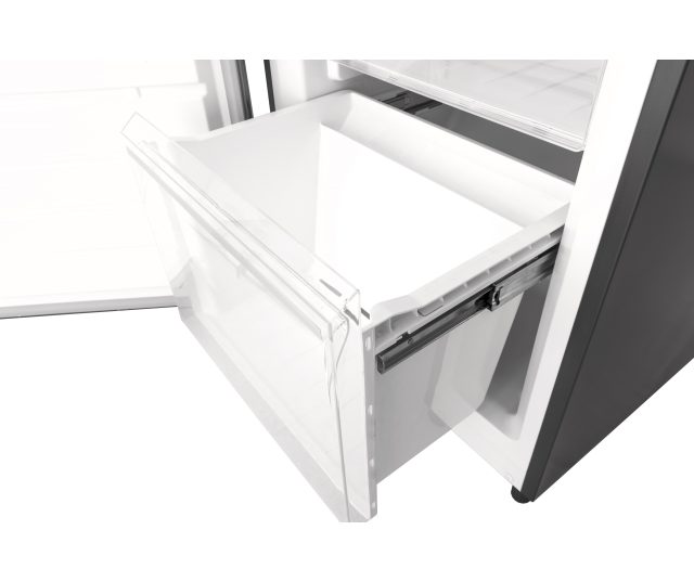 Frilec BREMEN295-NF-040CDI koelkast vrieskast, geopende vrieslade met transparante bakjes