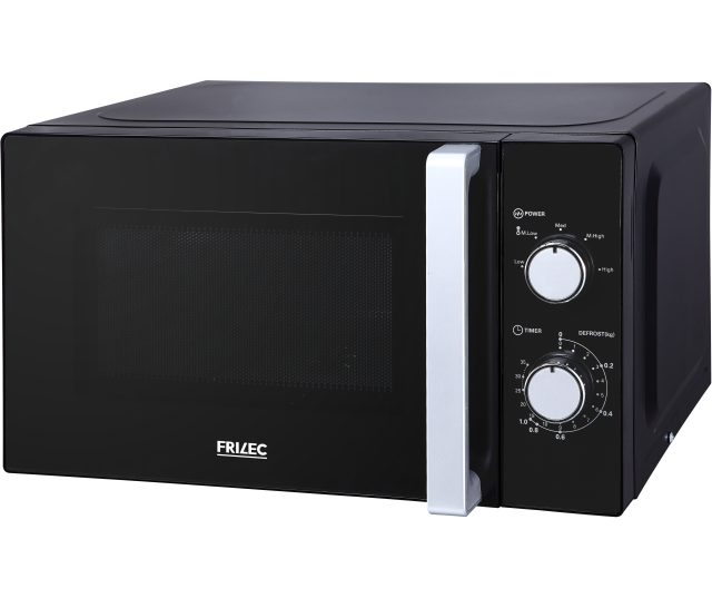 Frilec LMW9820B magnetron deur volledig geopend met interieur en magnetrongolfplaat
