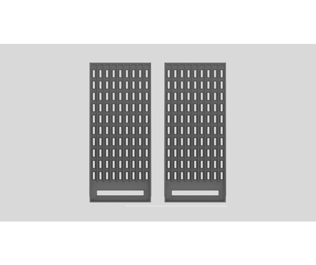 FULGOR MILANO set roosters tbv bbq inbouw FOBQ GRT H CAST