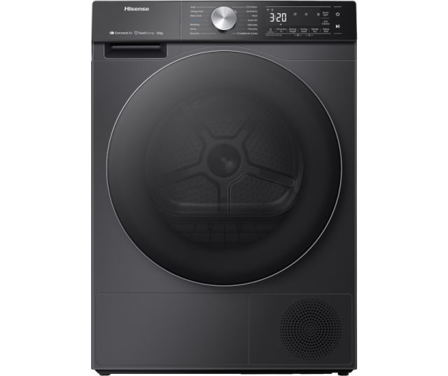 Hisense DH5S102BB warmtepomp droger - zwart