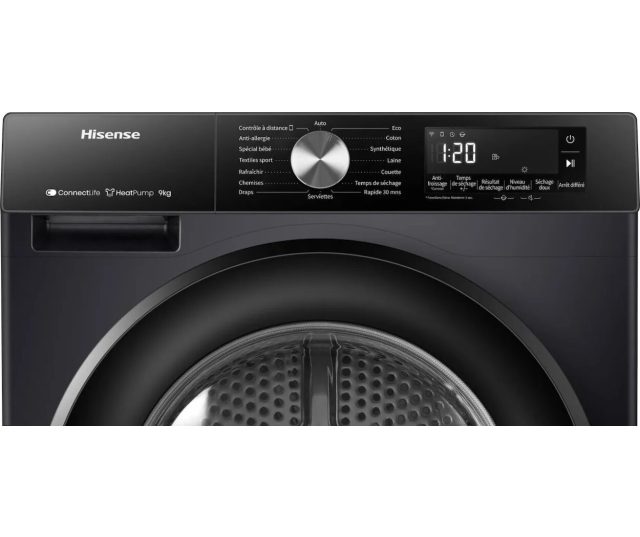 Hisense DH3S902BBCC droger - 9 kg.