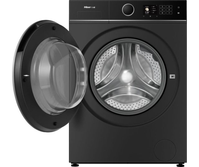 was/droogcombinatie Hisense WD5I1245BBRH/BLX - Zwart