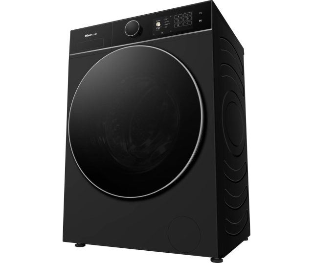 WD5I1245BBRH/BLX Hisense was/droogcombinatie - Zwart