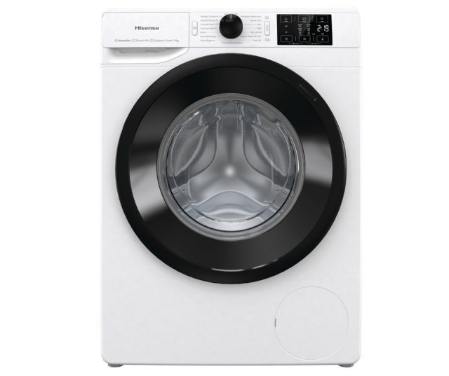 Hisense WFGE901439VMQ wasmachine met 9 kg. en 1400 toeren