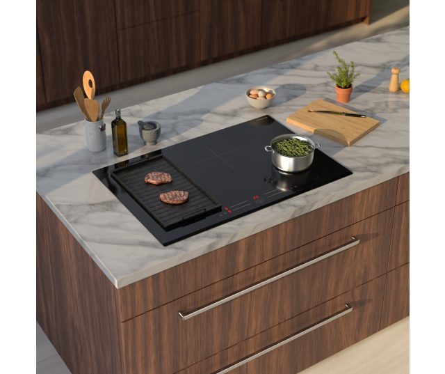 Inventum IKI7735 inbouw inductie kookplaat - 77 cm. breed
