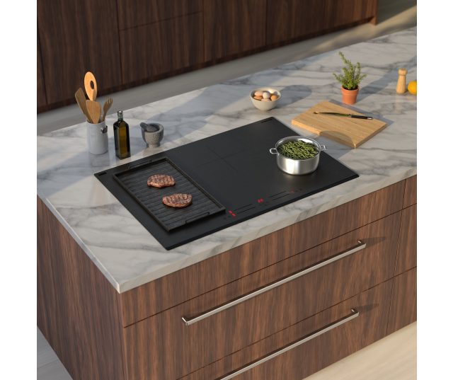 Inventum IKI7735MAT inbouw inductie kookplaat - 77 cm.