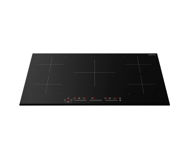 Inventum IKI9035MAT inbouw inductie kookplaat - 90 cm. - 2 fasen