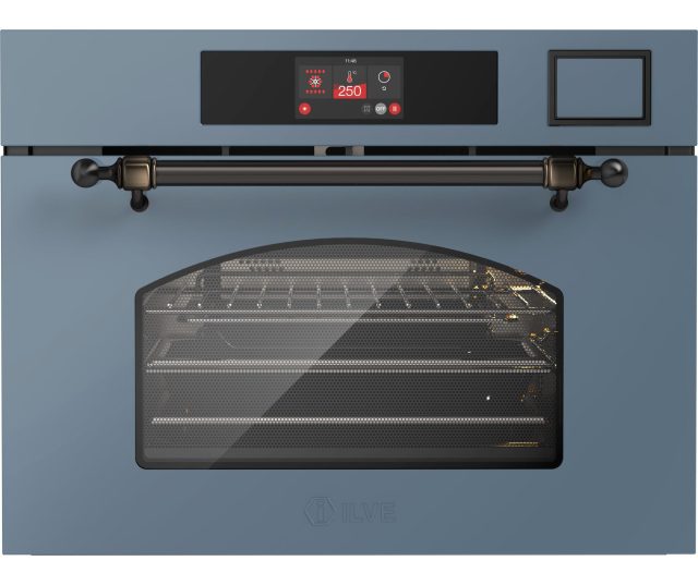 645NHSW1/BG ILVE combi-stoomoven met magnetron - Compact nishoogte 45 cm