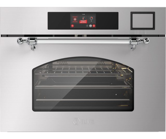 ILVE 645NHSW1/SS combi-stoomoven met magnetron - Inbouw combi-stoomoven met magnetron