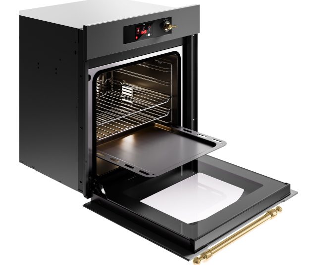 EA4053004030006 ILVE bakplaat voor in oven - Zwart