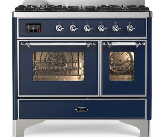 Ilve MD106DNE3/MB gas fornuis - blauw- Gas