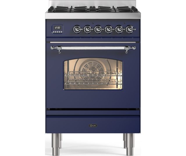 Klik en bekijk de ILVE P06NE3/MB ILVE P06NE3/MB fornuis - 60 cm breed