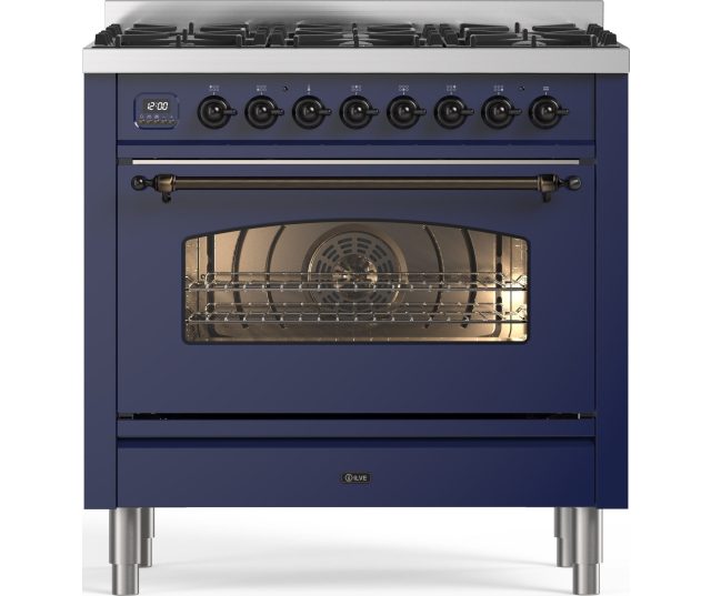 fornuis ILVE P096NE3/MB - 90 cm breed