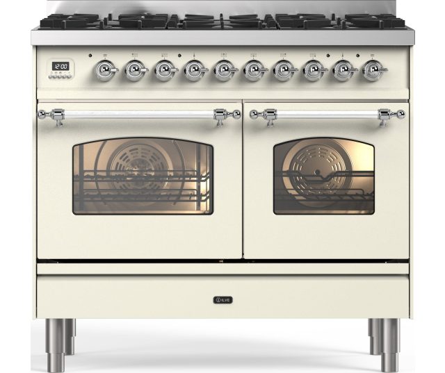 ILVE fornuis gas antiek wit PD106NE3/AW