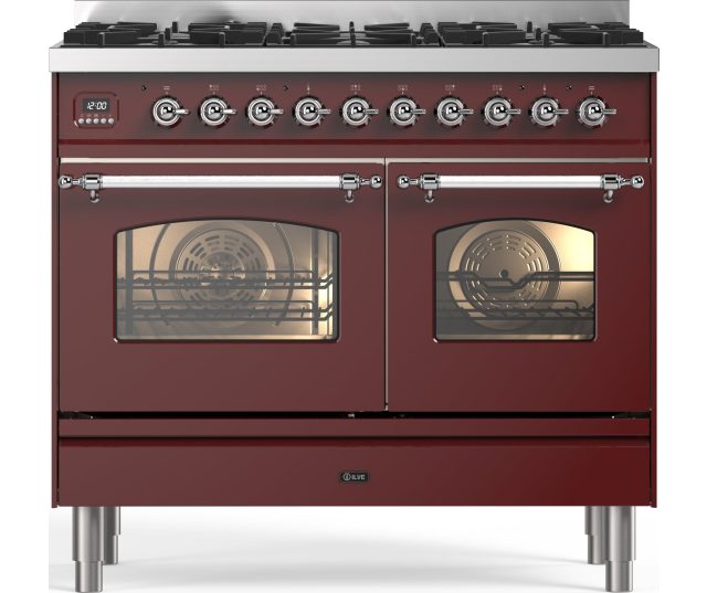 ILVE fornuis gas bordeaux rood PD106NE3/RU