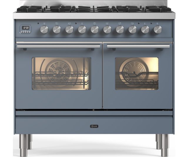ILVE fornuis gas blauw-grijs PD106WE3/BG