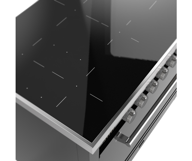 ILVE PDI106WE3/BK fornuis - 100 cm breed